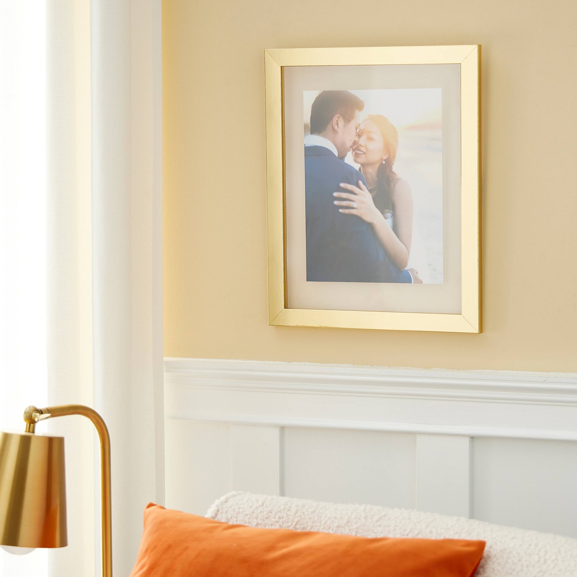 Gold Belmont Float Frame by Studio Décor